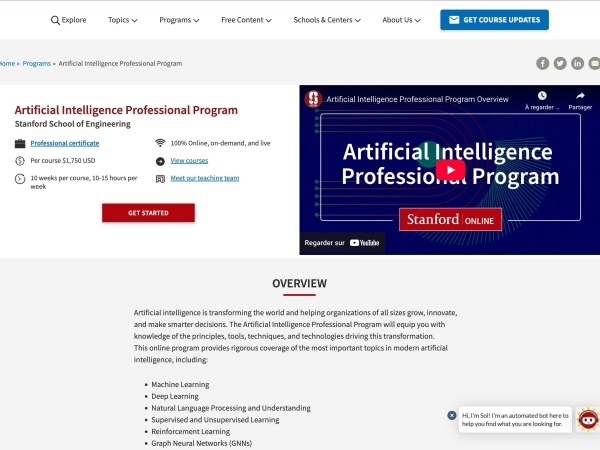 Artificial Intelligence Professional Program thumbnail