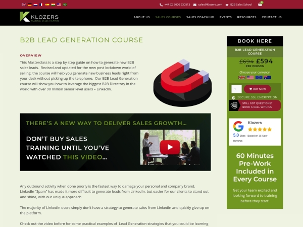 B2B Lead Generation Course thumbnail