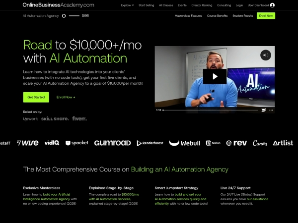 Building a $10000+ per Month AI Automation Agency screenshot