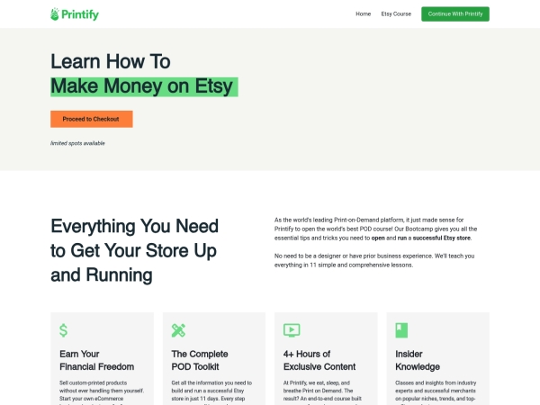 Etsy Print on Demand Course thumbnail