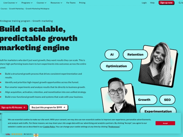 Growth Marketing Certification screenshot