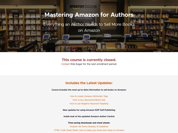 Mastering Amazon for Authors screenshot