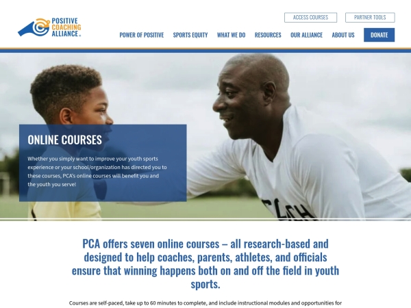 Positive Coaching Alliance Online Courses thumbnail