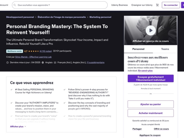 Personal Branding Mastery screenshot