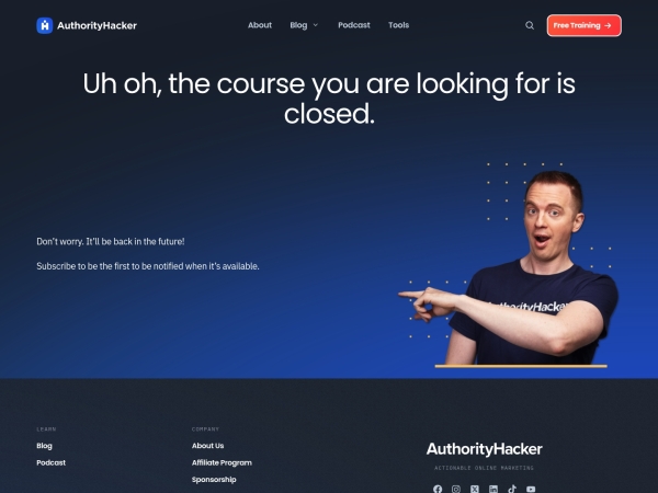 Authority Hacker Pro screenshot