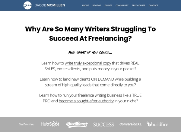 The Internet's Best Copywriting Course screenshot