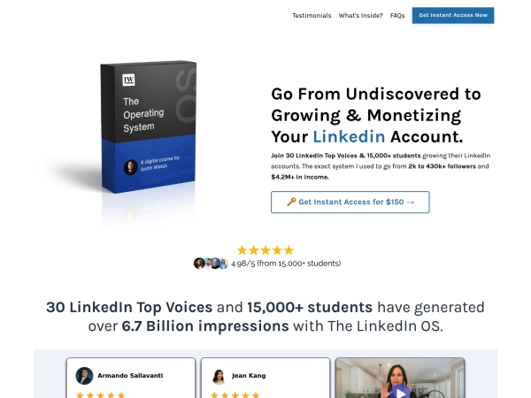 The LinkedIn Operating System screenshot