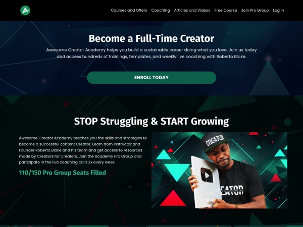 Awesome creator academy thumbnail